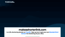 What Makeashorterlink.com website looked like in 2023 (1 year ago)