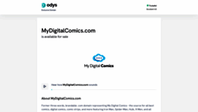 What Mydigitalcomics.com website looked like in 2023 (1 year ago)