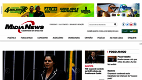 What Midianews.com.br website looked like in 2023 (1 year ago)