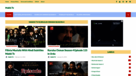 What Makkitv.xyz website looked like in 2023 (1 year ago)
