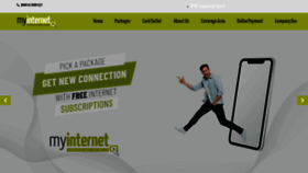 What Myinternet.com.bd website looked like in 2023 (1 year ago)