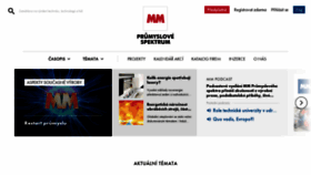 What Mmspektrum.com website looked like in 2023 (1 year ago)