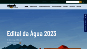 What Mosaicco.com.br website looked like in 2023 (1 year ago)