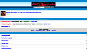 What Mastiaudio.in website looked like in 2023 (1 year ago)