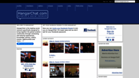 What Myhangarchat.com website looked like in 2023 (1 year ago)