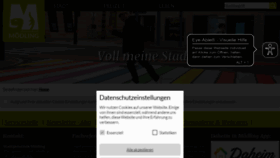 What Moedling.at website looked like in 2023 (1 year ago)