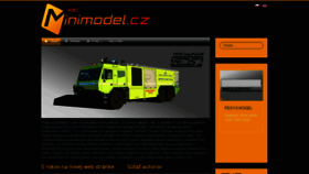 What Minimodel.cz website looked like in 2023 (1 year ago)