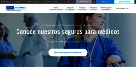 What Mutualmedica.com website looked like in 2023 (1 year ago)