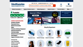 What Medisupplies.co.uk website looked like in 2023 (1 year ago)