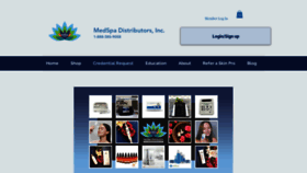 What Medspadistributors.biz website looked like in 2023 (1 year ago)