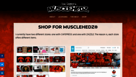 What Musclehedz.com website looked like in 2023 (1 year ago)
