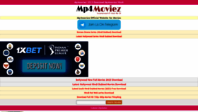 What Mp4moviez.health website looked like in 2023 (1 year ago)