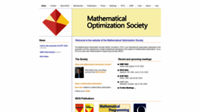 What Mathopt.org website looked like in 2023 (1 year ago)
