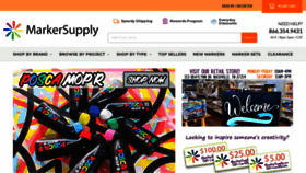 What Markersupply.com website looked like in 2023 (1 year ago)