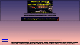 What Mountain-lodging.com website looked like in 2023 (1 year ago)
