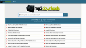 What Mp3-downloads.net website looked like in 2023 (1 year ago)
