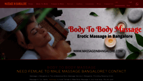 What Massageinbangalore.com website looked like in 2023 (1 year ago)
