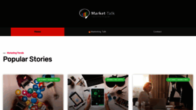 What Market-talk.net website looked like in 2023 (1 year ago)