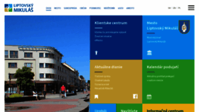 What Mikulas.sk website looked like in 2023 (1 year ago)