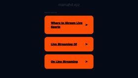 What Mamahd.xyz website looked like in 2023 (1 year ago)
