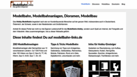 What Modellbahn-links.de website looked like in 2023 (1 year ago)