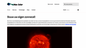 What Mansolar.nl website looked like in 2023 (1 year ago)