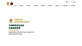 What Mapleleaf.cn website looked like in 2023 (1 year ago)