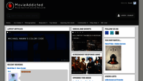 What Movieaddicted.net website looked like in 2023 (1 year ago)