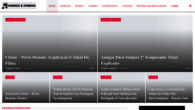 What Musicaecinema.com website looked like in 2023 (1 year ago)
