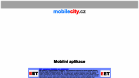 What Mobilecity.cz website looked like in 2023 (1 year ago)