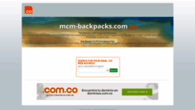 What Mcm-backpacks.com.co website looked like in 2023 (This year)