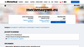 What Meczenazywo.eu website looked like in 2023 (1 year ago)