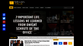 What Moviestalk.com website looked like in 2023 (This year)