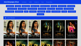 What Moviespapa.one website looked like in 2023 (This year)