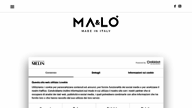 What Maelo.com website looked like in 2023 (1 year ago)