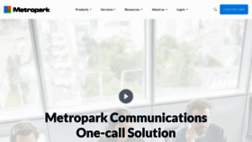 What Metropark.com website looked like in 2023 (This year)