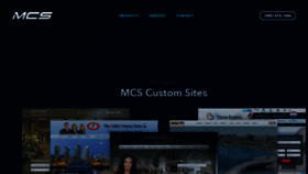 What Mcsres.com website looked like in 2023 (This year)