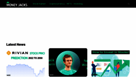 What Moneyjacks.com website looked like in 2023 (1 year ago)