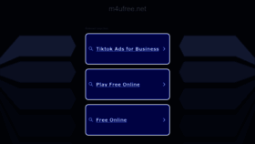 What M4ufree.net website looked like in 2023 (1 year ago)