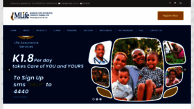 What Mlife.co.zm website looked like in 2023 (This year)