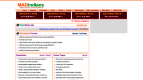 What Madindians.com website looked like in 2023 (This year)