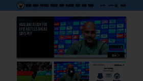What Mcfc.co.uk website looked like in 2023 (This year)