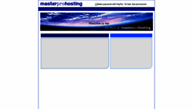 What Masterprohosting.com website looked like in 2023 (This year)