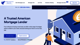 What Mortgagedove.com website looked like in 2023 (This year)