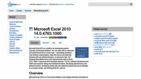 What Microsoft-excel-2010.updatestar.com website looked like in 2023 (1 year ago)