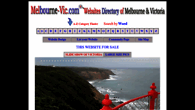 What Melbourne-vic.com website looked like in 2023 (This year)