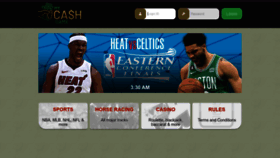 What Mycashgame.com website looked like in 2023 (This year)