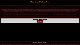 What Manipurmatka.net website looked like in 2023 (This year)