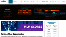 What Mlmscores.com website looked like in 2023 (This year)