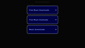What Mp3hunter.net website looked like in 2023 (This year)